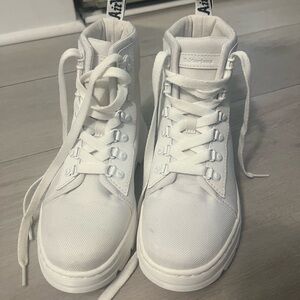 Dr. Martens White High-Top Sneakers